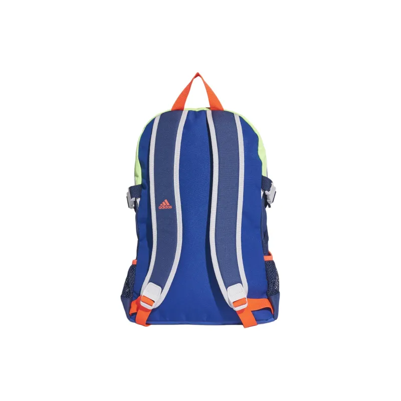 Adidas Polyester Backpack Regular Unisex Royal Blue With Signal Green Accents-2