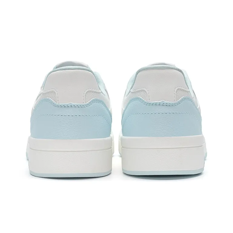 XTEP MAXX LITE Slip Resistant Low Top Skateboard Shoes Women's White Blue-3