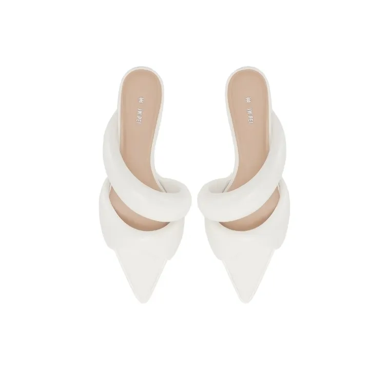 JW PEI Kitten-heel Leather Mules-19
