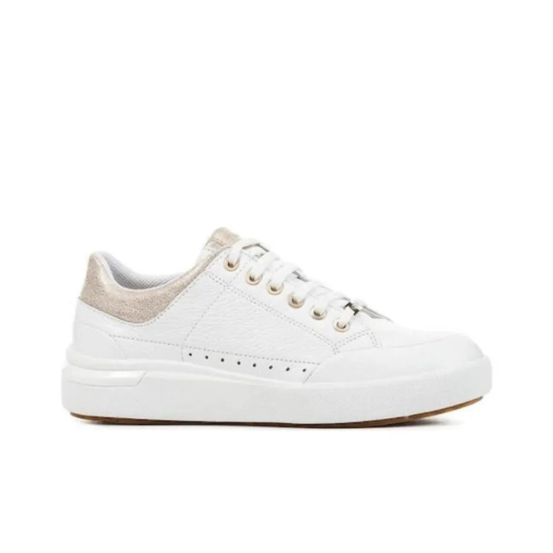 GEOX Low Top Skateboard Shoes Women's White-1