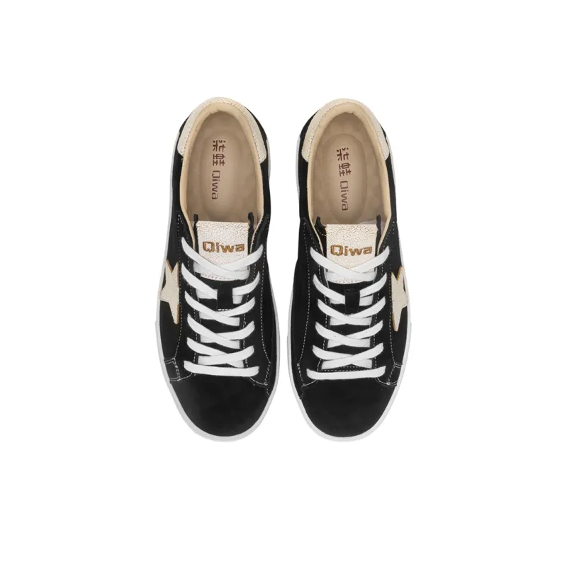 Frogs Balance Wear-Resistant Lightweight Breathable Slip-Resistant Low-Top Casual Skateboard Shoes Men's Black-3