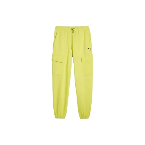 PUMA Knitted Sweatpants Women's Lime Green