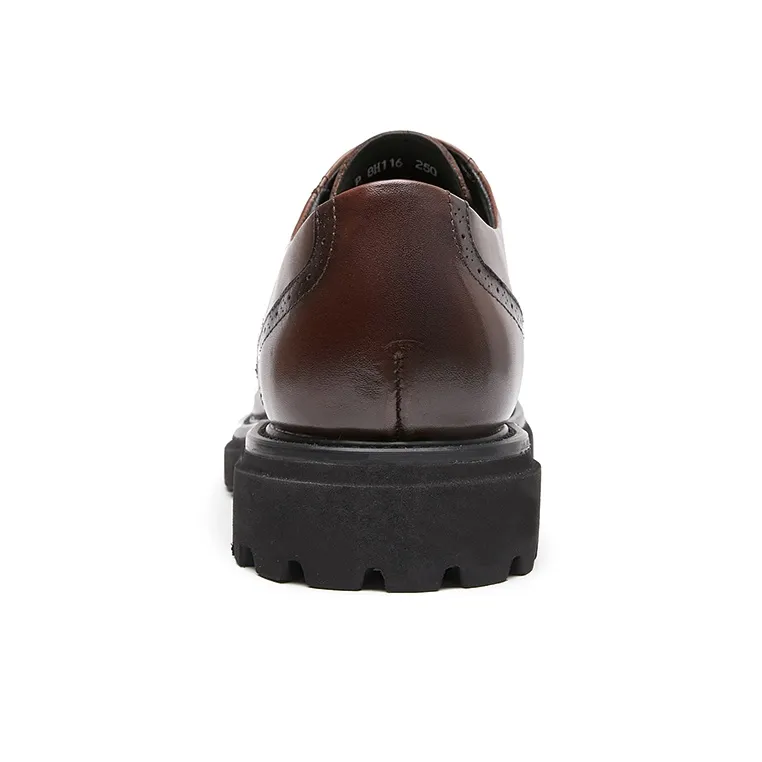 PLO CART Men's Casual Shoes Men Low Top Black/Brown-16