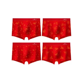 Rich Birds Underpants Men's 4 Pack Red