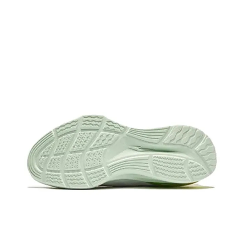 Erke Pegasus 2.0 Shock Absorbing Non Slip Wear Resistant Breathable Balanced Low Top Running Shoes Men's White Green-5