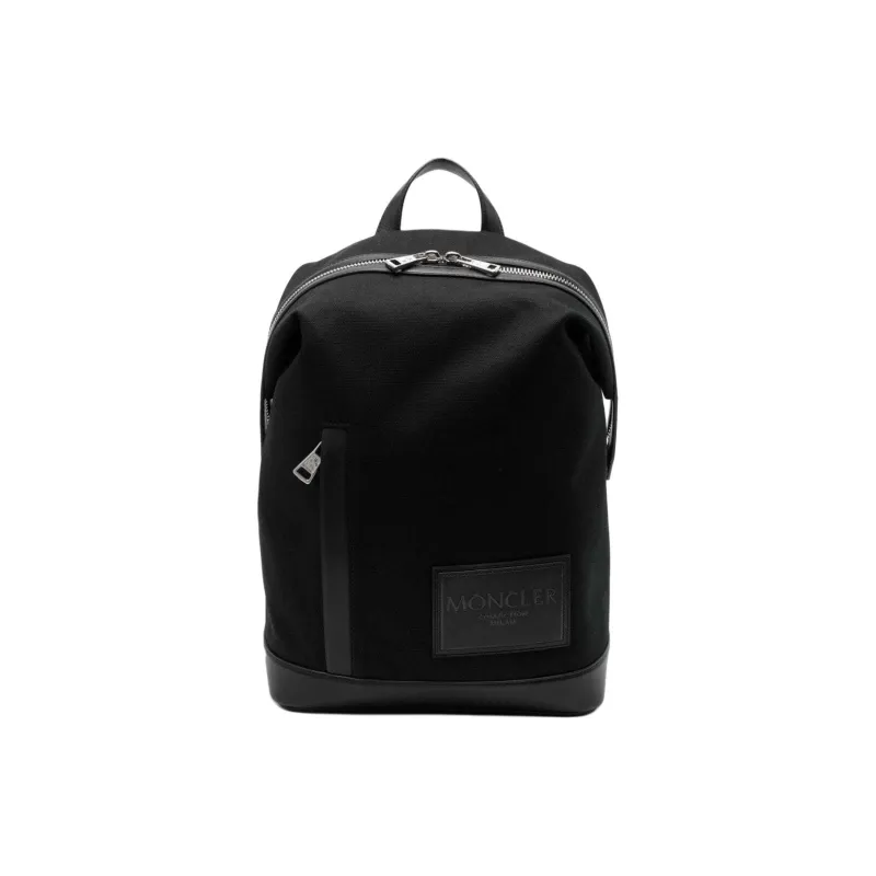 Moncler Logo Patch Two Way Zip Backpack-0