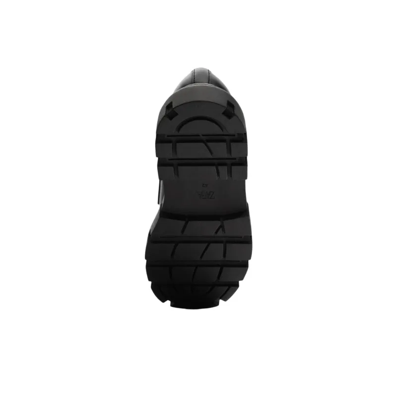ZARA Loafers Men Black-3