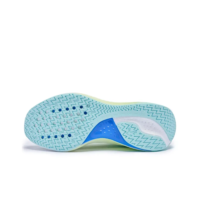 QIAODAN Flying Shadow 3.0 Cushioning Wear Resistant Low Top Running Shoes Men's White Blue-4