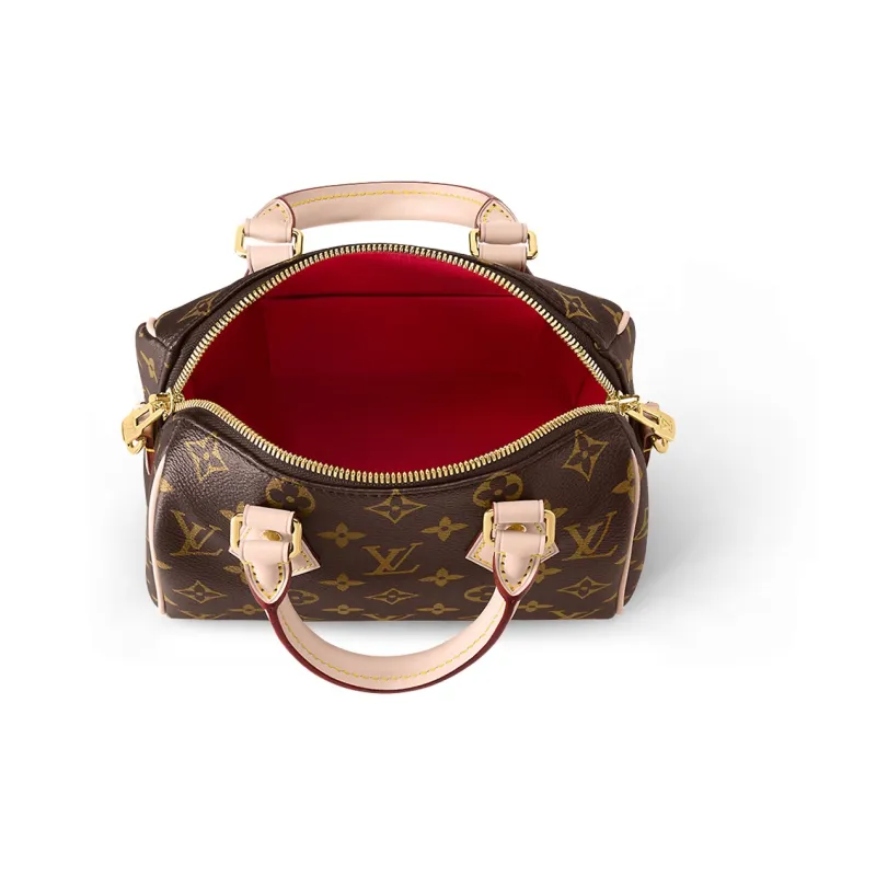 LOUIS VUITTON Speedy Bandouliere 20 Monogram Black-3