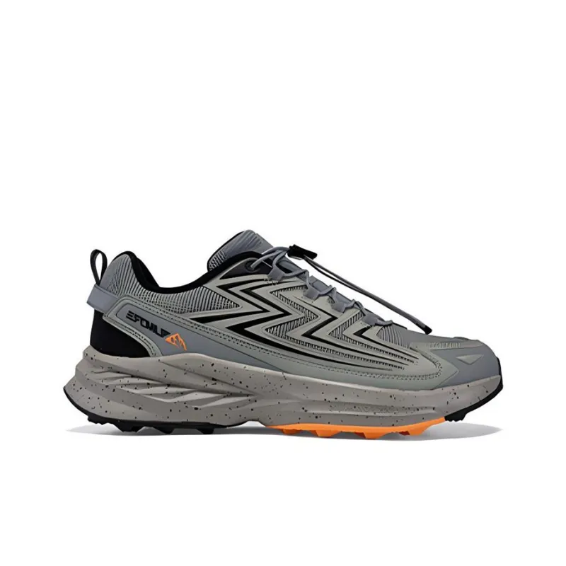 361° Cushioned Slip Resistant Low Top Outdoor Shoes Men's Gray Black-1