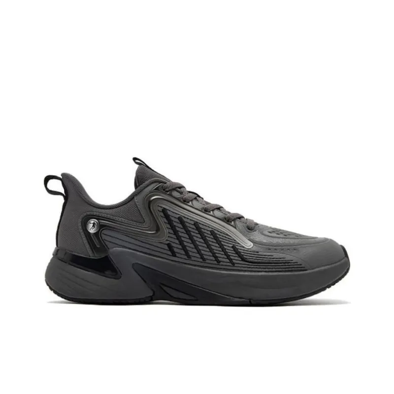 QIAODAN Slip Resistant Running Shoes Men's Black-1