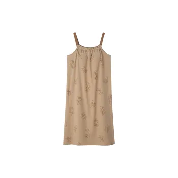 Sha Qian Nightgown Summer Women's Light Coffee