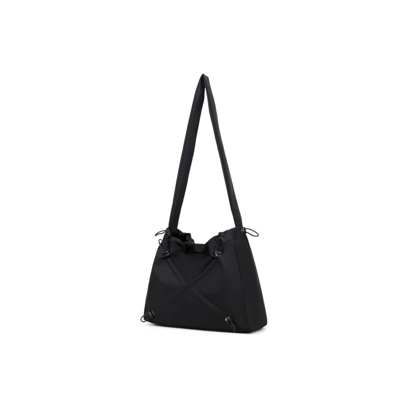 UNITE STAR Nylon Tote Bag Shopping Bag Crossbody Bag Shoulder Bag Unisex Black/Green-7