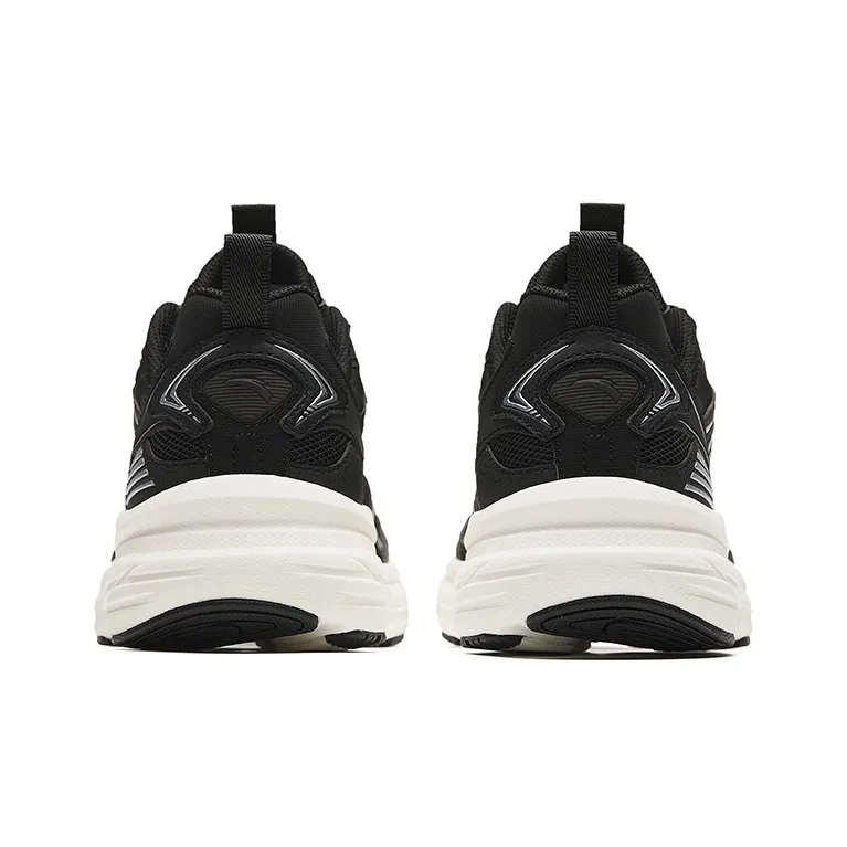 Anta Cushioning Slip Resistant Low Top Running Shoes Men's Black-2