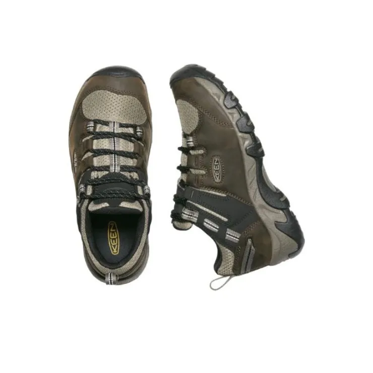 KEEN Cushioning Wear Resistant Low Top Outdoor Shoes Men's Green Gray-3