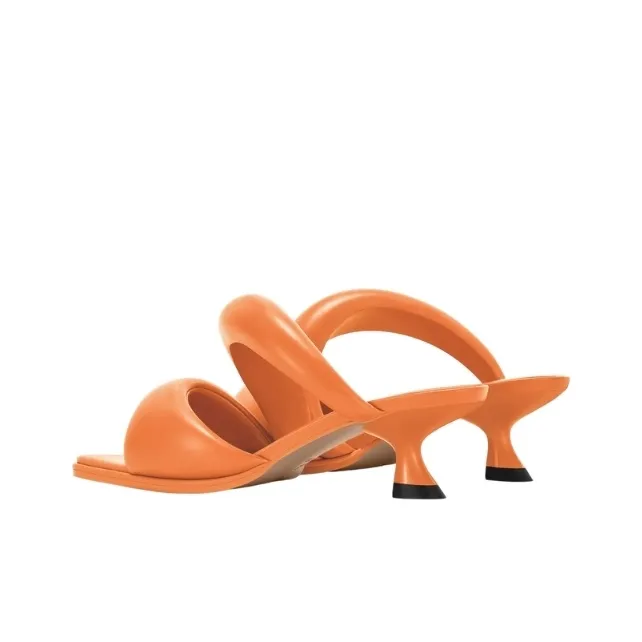 JW PEI Kitten-heel Leather Mules-34