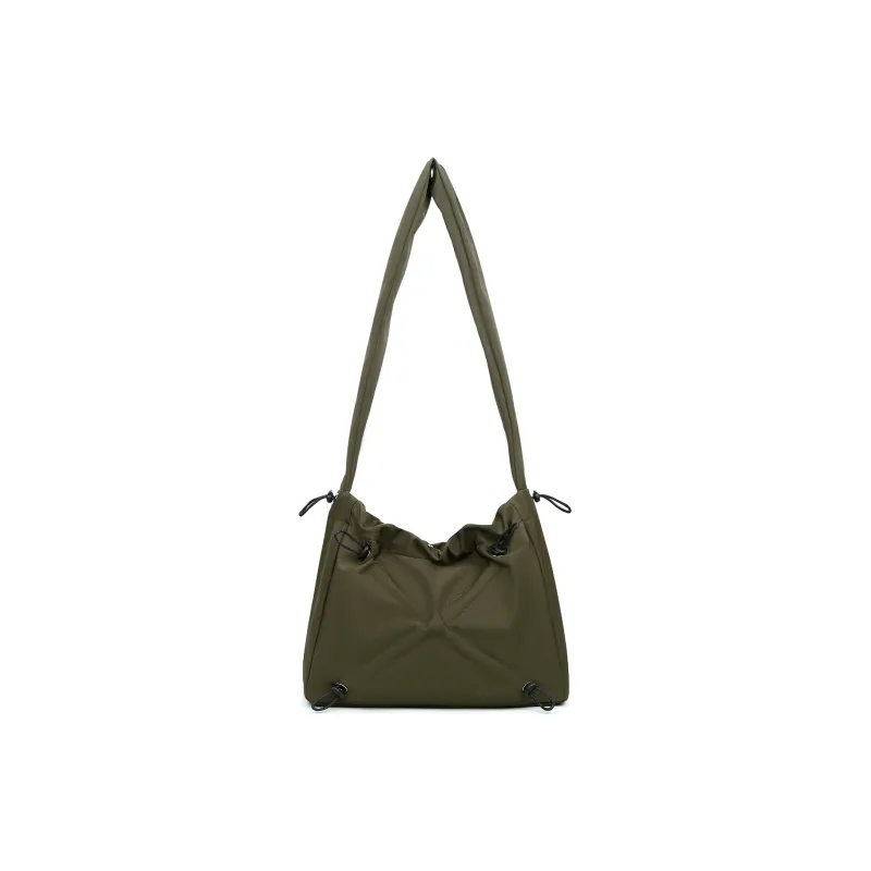 UNITE STAR Nylon Tote Bag Shopping Bag Crossbody Bag Shoulder Bag Unisex Black/Green-2