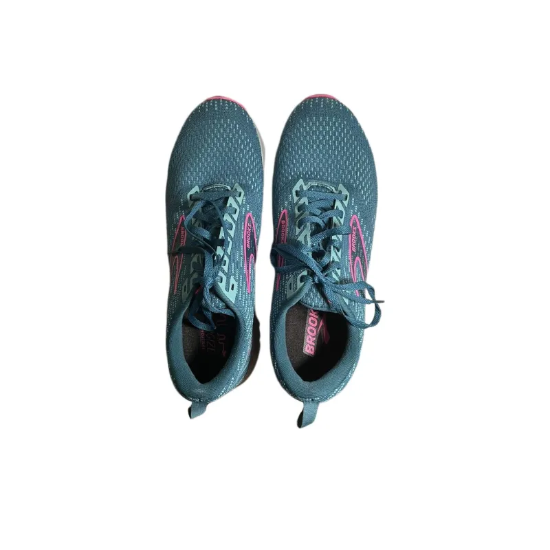 Brooks Glycerin 20 Cushioning Anti-Slip Wear-Resistant Breathability Low-Top Casual Running Shoes Women's Navy Blue-1
