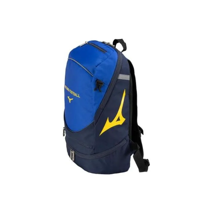 Mizuno Polyester Backpack Unisex Blue & Marine Blue-1