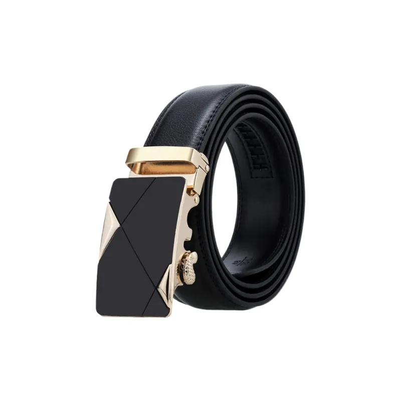 CARTELO Cow Split Leather Leather Belts Men's Width 3.5CM-2