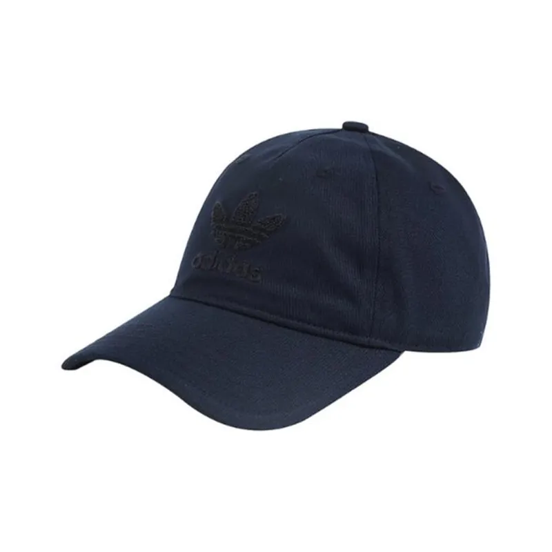 Adidas Cotton Fabric Baseball Caps Unisex Navy Blue-0