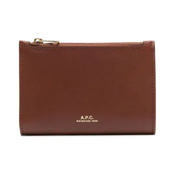 A.P.C Calfskin Wallet Women's Brown