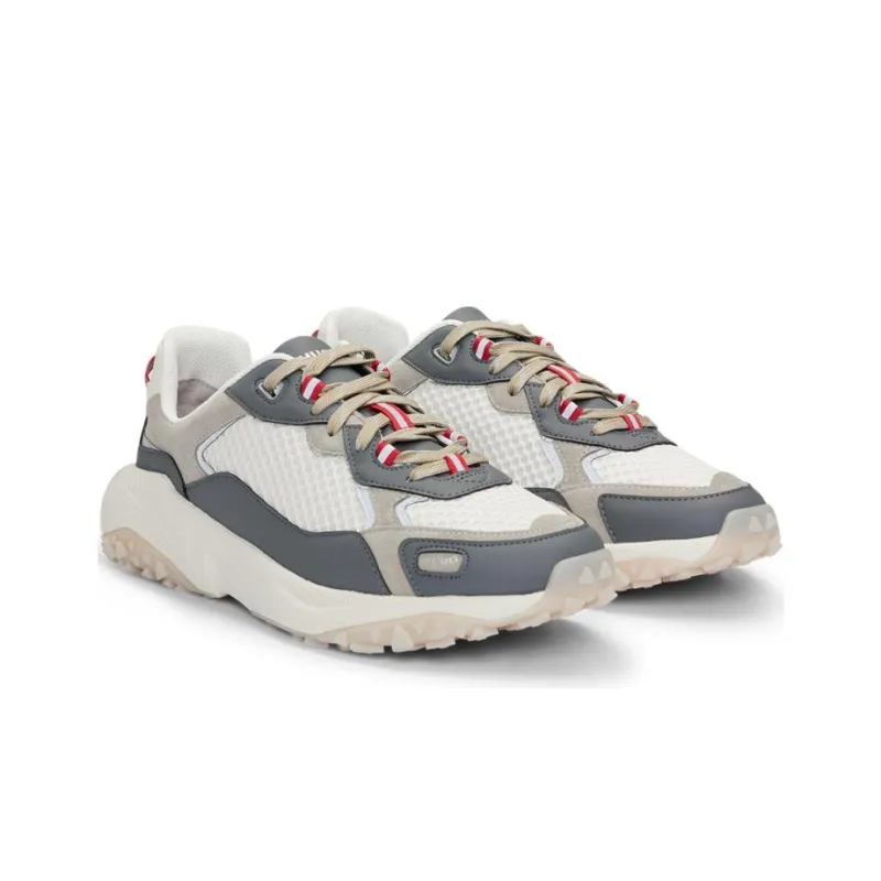 HUGO BOSS Low Top Casual Shoes Men's Gray-3