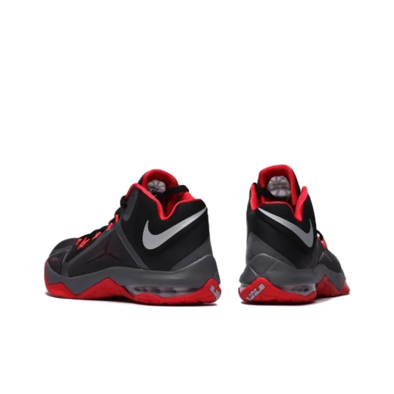 Nike Ambassador 7 Cushioning Wear Resistant Low Top Basketball Shoes Men's Black Red-2
