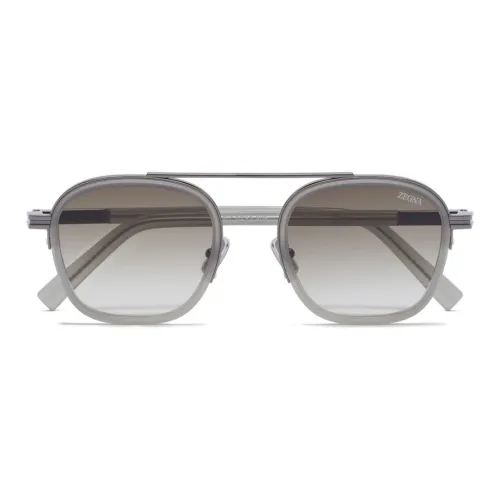 Zegna Square-frame Gradient-lenses Sunglasses