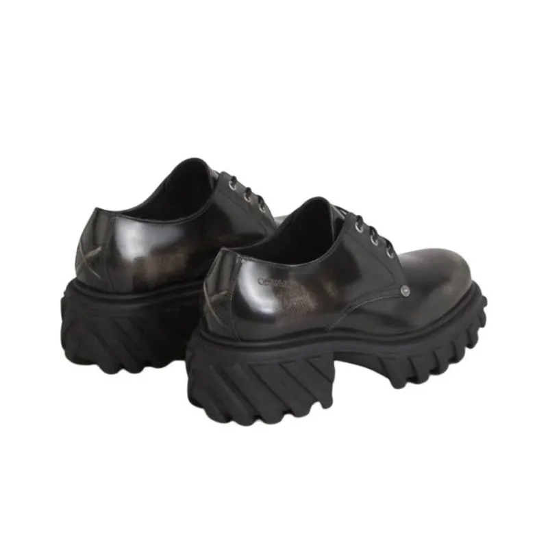 OFF-WHITE Exploration Lace-Up Derby Shoes-3