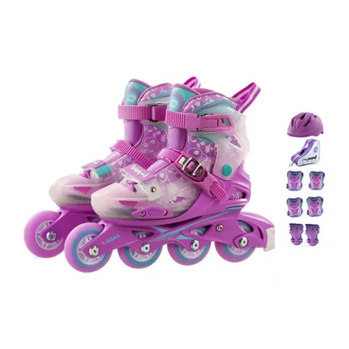 L pard Inline Skates Roller Skating Kids' Blue Purple