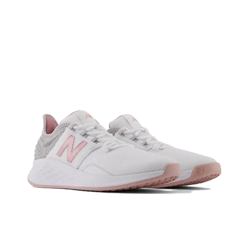 New Balance NB Fresh Foam Rova Shock Absorbers With Slip Resistant Features Low Top Golf Shoes Women's White Gray Pink-2
