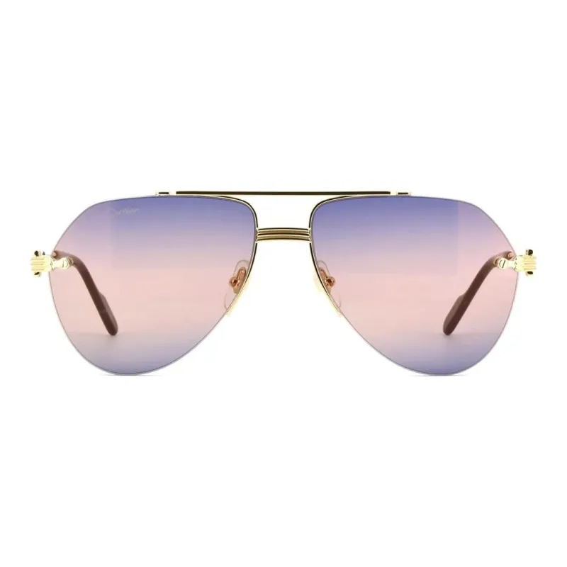 Cartier Aviator Frame Sunglasses-1