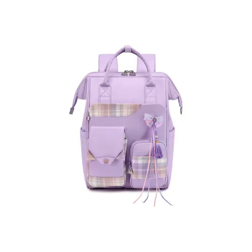 Gu Shang Lai Backpacks Soft Purple