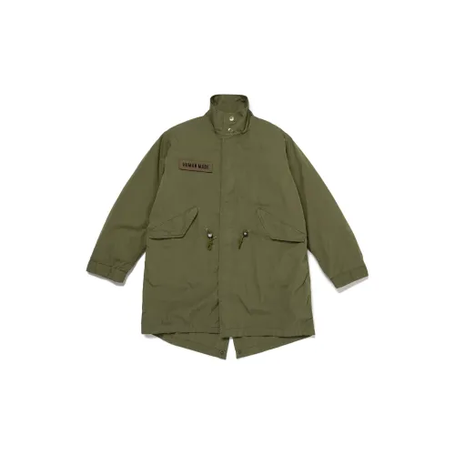 HUMAN MADE SS24 Coats Unisex Army Green