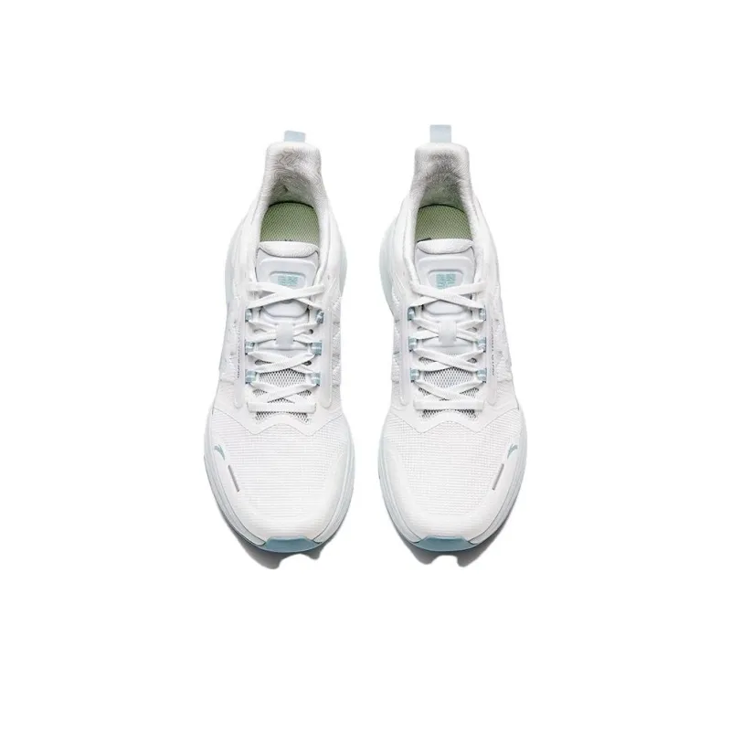 Anta Cushioning Lightweight Low Top Running Shoes Men's White-2