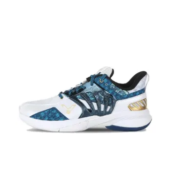 VICTOR Year Of The Dragon Rising Collection Cushioning Wear Resistant Low Top Badminton Shoes Unisex White Blue