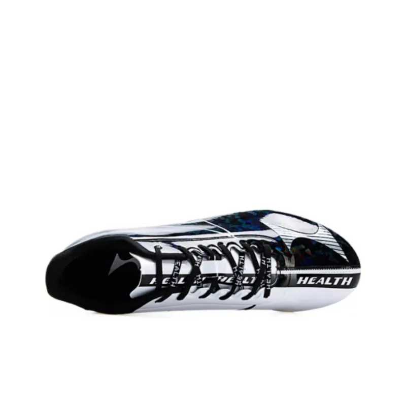 HEALTH Cushioning Anti Slip And Wear Resistant Low Top Running Shoes Unisex Black White-3