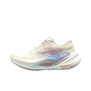 LiNing Furious Rider 7.0 Cushioning Wear Resistant Low Top Running Shoes Women's Pink Purple