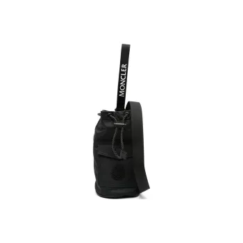 Moncler Logo Patch Drawstring Sling Bag