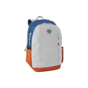 Wilson Polyester Backpack Regular Unisex Orange & Blue & Gray