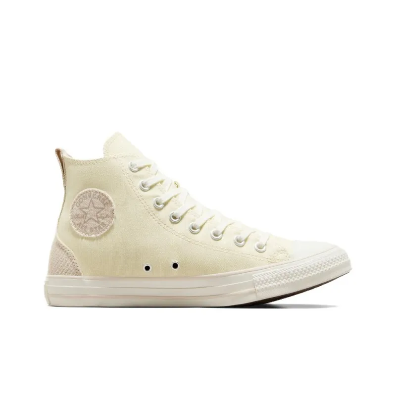 Converse Chuck Taylor All Star Breathable, Slip Resistant, And Abrasion Resistant High Top Canvas Shoes Unisex White-1