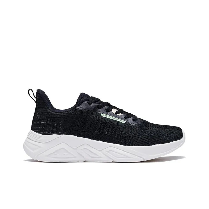361° Anti-Slip And Wear-Resistant Breathable Low-Top Running Shoes Women's Black-1