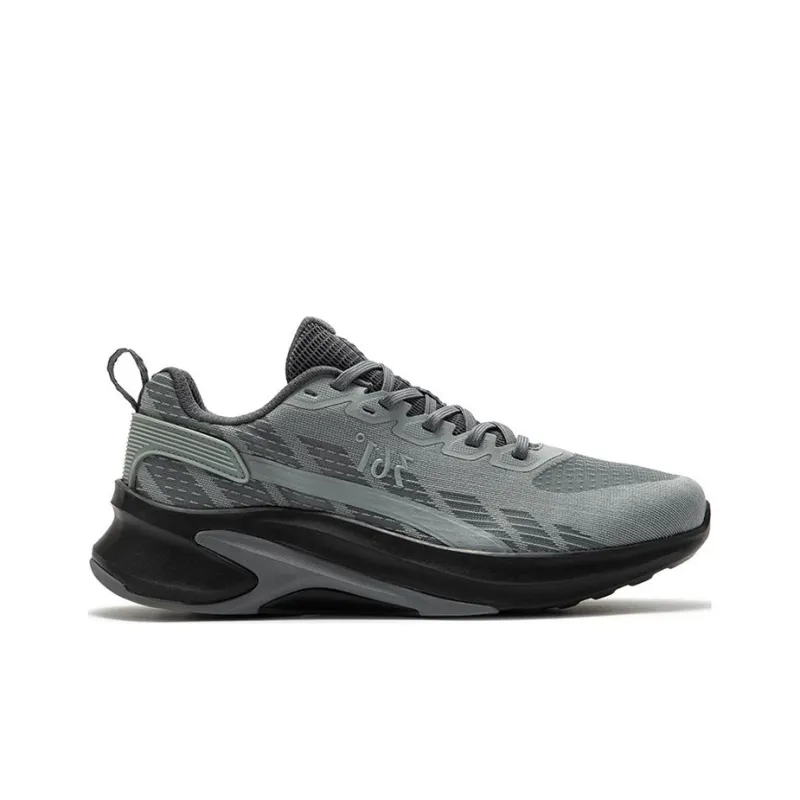 361° Cushioning Breathable Rebound Low Top Running Shoes Men's Gray Black-1