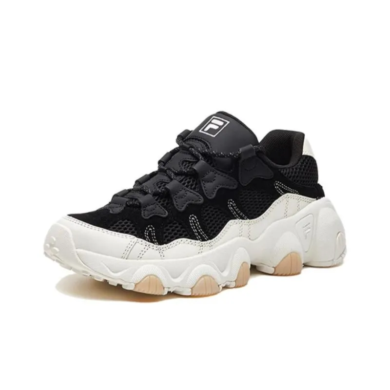 FILA FUSION Jagger Cushioned Slip Resistant Low Top Casual Shoes Women's Black-2