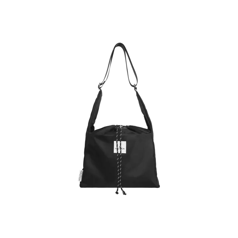 NAUTICA Nylon Crossbody Bag Regular Unisex Black-0