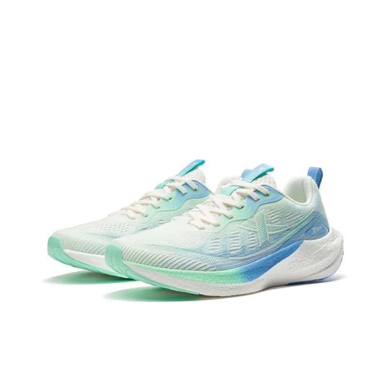 XTEP Dynamic Foam SS Breathable And Lightweight Low Top Casual City Commute Training Running Shoes Men's Blue Green-4