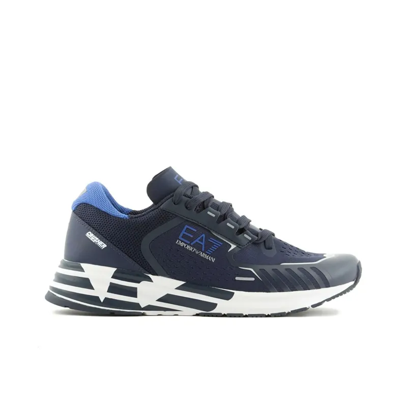 EMPORIO ARMANI Low Top Casual Shoes Men's Blue-1