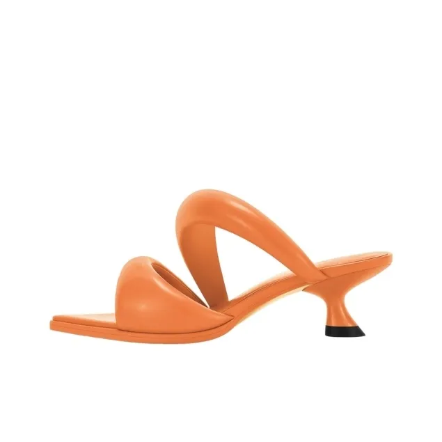 JW PEI Kitten-heel Leather Mules-31