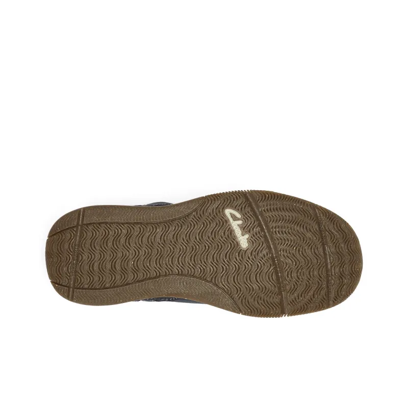 Clarks Casual Shoes Men Low Top Marine Blue-4